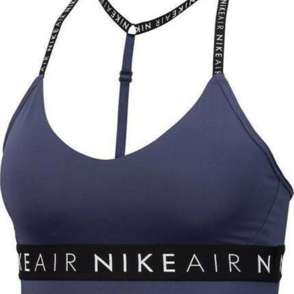 nike air training indy bra in purple